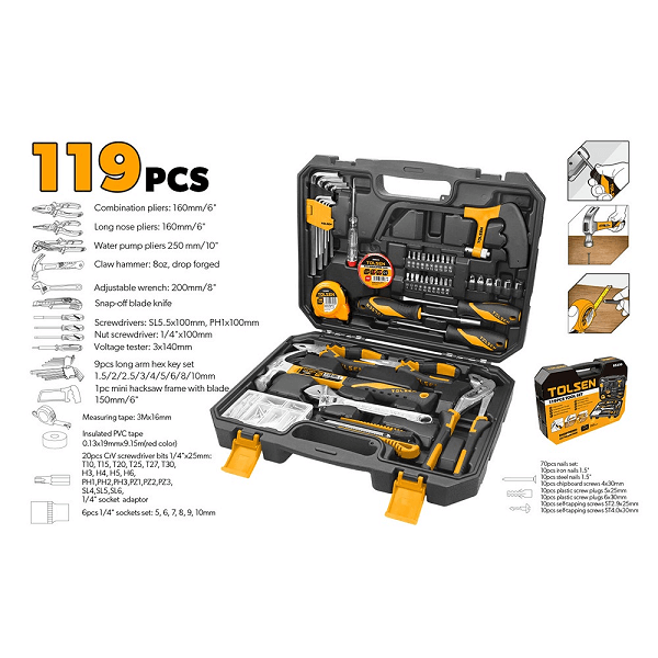 Bộ Dụng Cụ Tolsen 85350 119 Món
