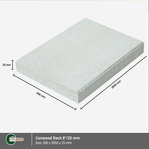 Decorative Deck 8″/25mm Xớ Gỗ