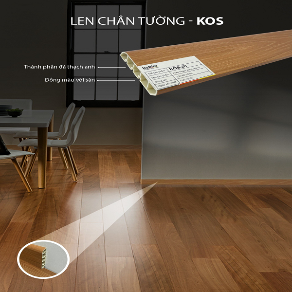 Len chân tường KOS