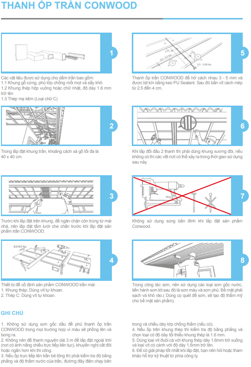 Thanh Trang Trí Trần Conwood