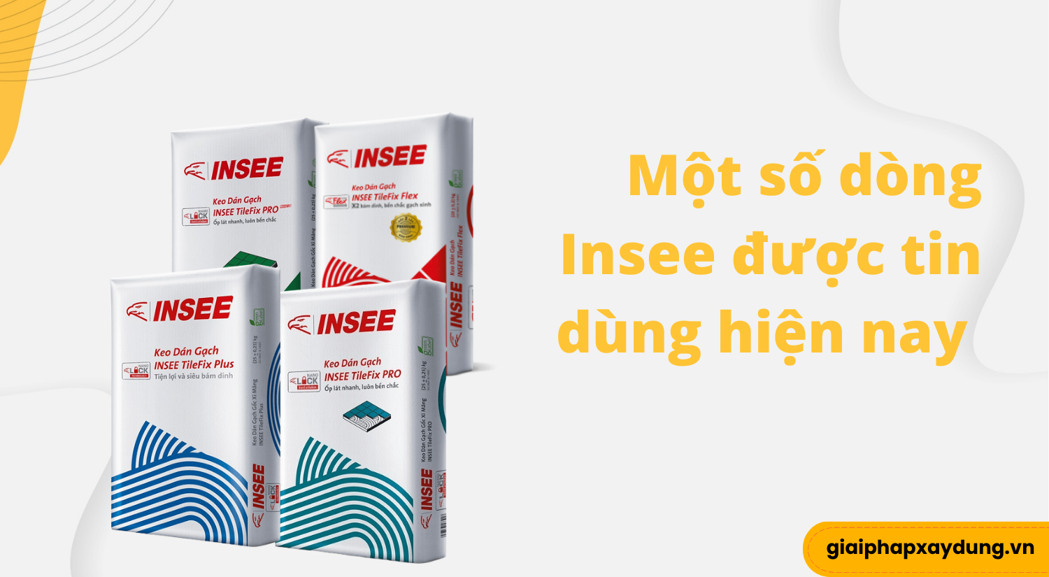 Ứng dụng thực tế của keo dán gạch Insee