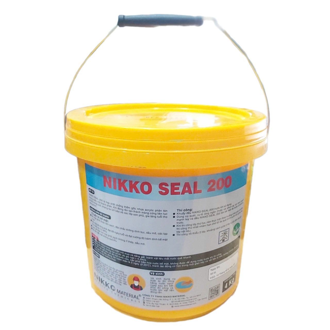 KEO CHỐNG THẤM TRONG SUỐT NIKKO SEAL 200 - Giải Pháp Xây Dựng