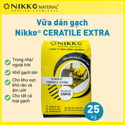 Keo Dán Gạch Nikko Ceratile Extra