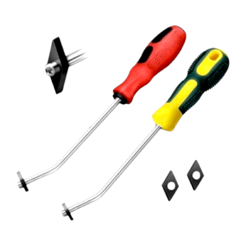 Dụng cụ cạo mạch gạch cũ trước khi chít ron